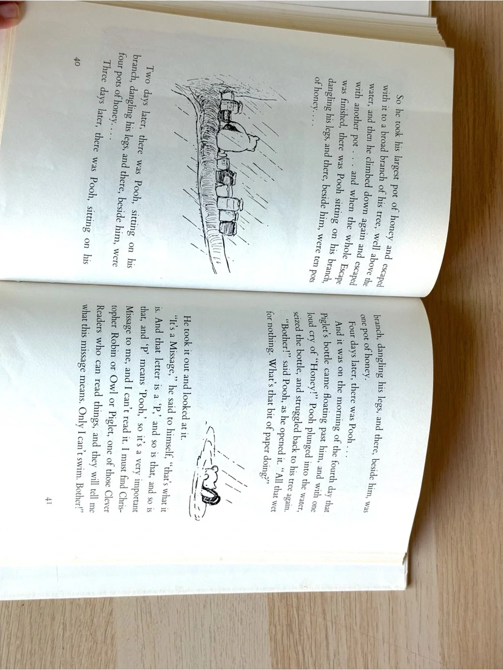 The Pooh Storybook | Hardcover A. A. Milne Vintage Baby Nursery Decor Excellent